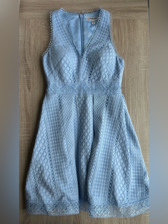 Ever New Dresses & Skirts - Ever New Light Blue Lace Fit & Flare A Line Dress 2 XS